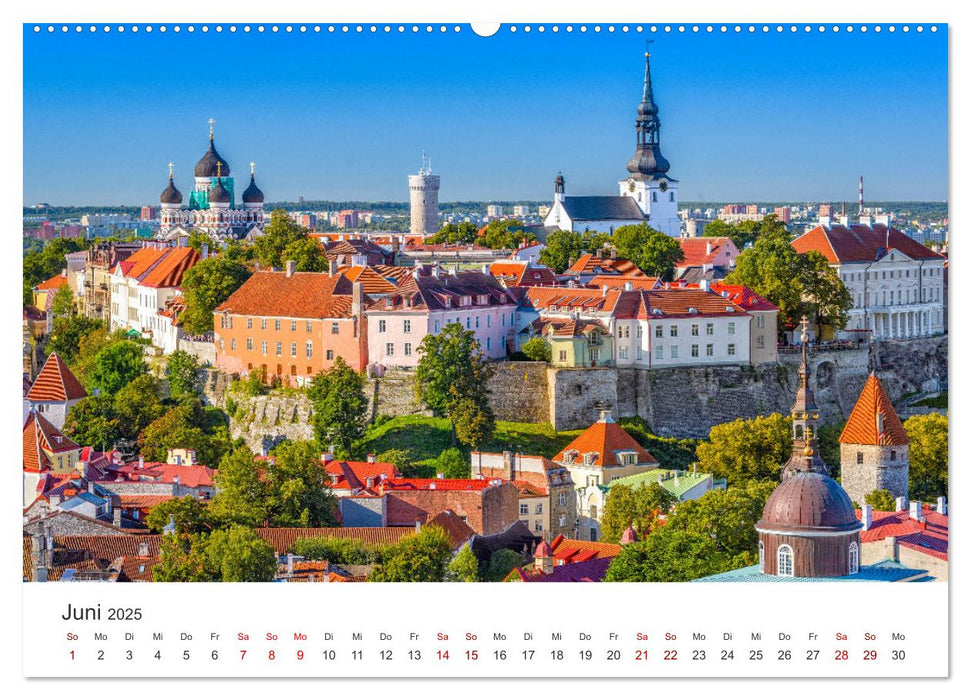 Tallinn - Eine Reise in die Hauptstadt Estlands. (CALVENDO Premium Wandkalender 2025)