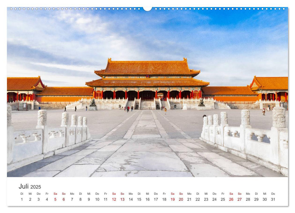 Peking - Die faszinierende Hauptstadt Chinas. (CALVENDO Premium Wandkalender 2025)