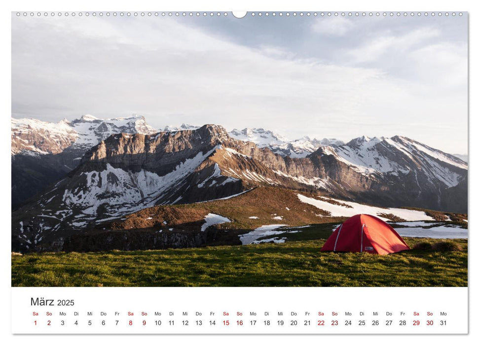 Camping - Raus in die Natur. (CALVENDO Premium Wandkalender 2025)