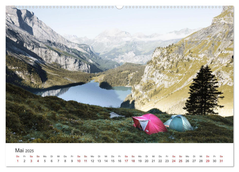 Camping - Raus in die Natur. (CALVENDO Premium Wandkalender 2025)