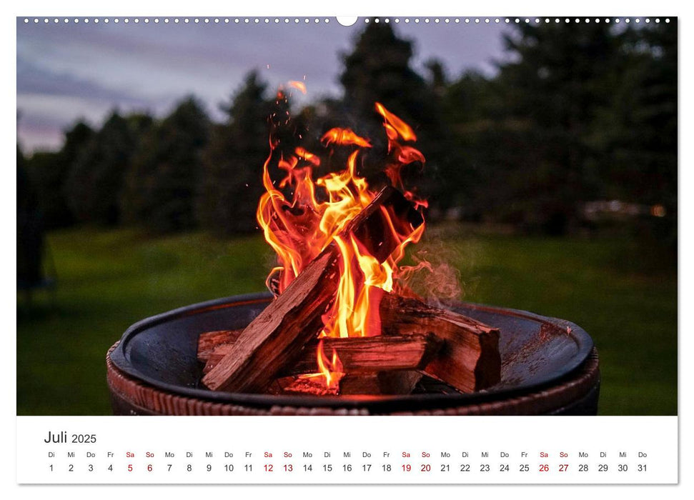 Camping - Raus in die Natur. (CALVENDO Premium Wandkalender 2025)