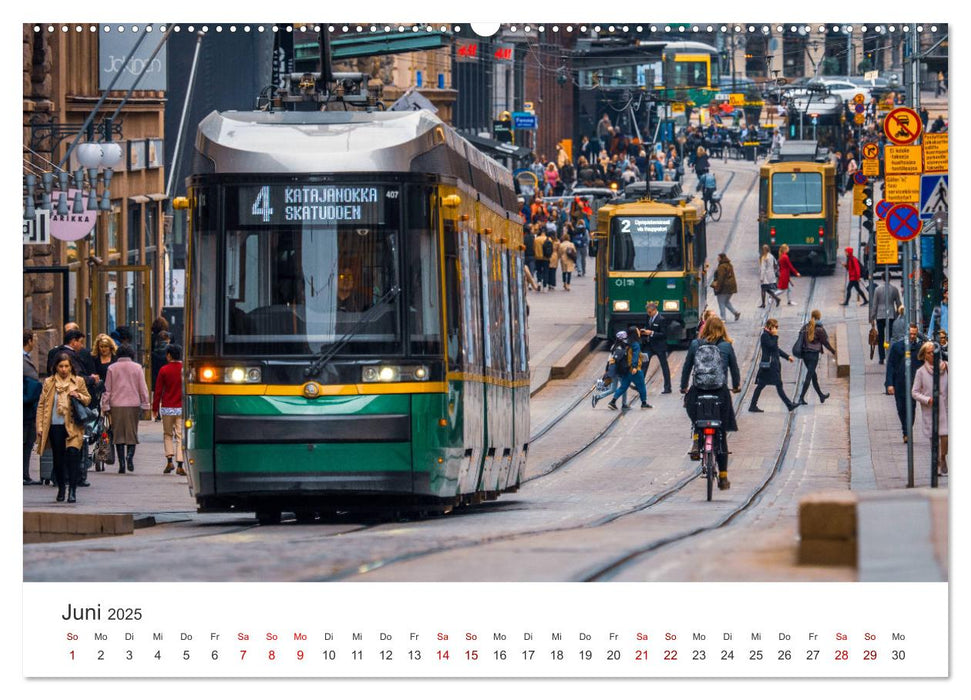 Helsinki - Eine wunderschöne Reise in die finnische Hauptstadt. (CALVENDO Premium Wandkalender 2025)