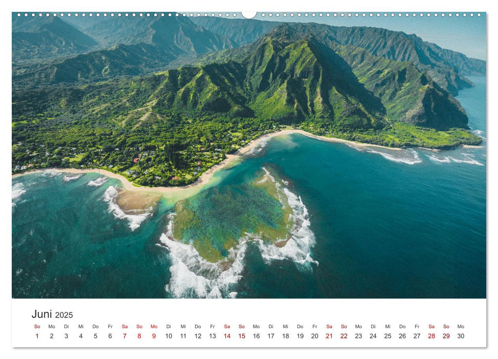 Hawaii - Wunderschöne Einblicke in das Naturparadies. (CALVENDO Premium Wandkalender 2025)