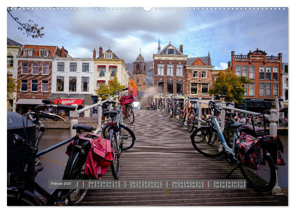 Ein Blick auf Leiden (CALVENDO Wandkalender 2025)