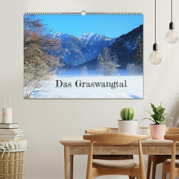 Das Graswangtal (CALVENDO Wandkalender 2025)