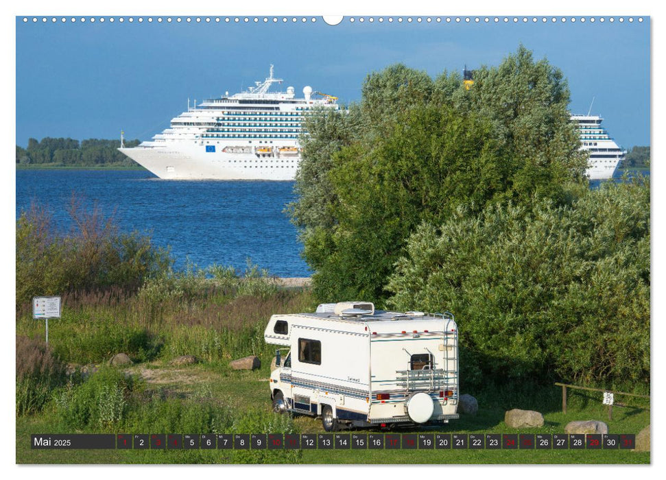 Vanlife - Glücklich auf vier Rädern (CALVENDO Wandkalender 2025)