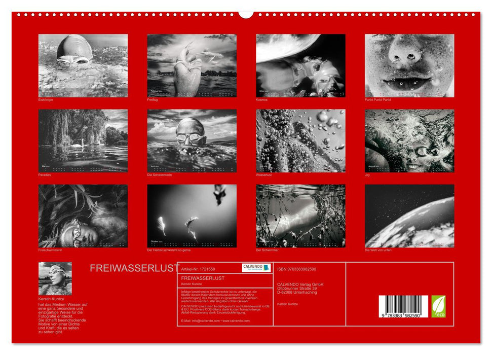 FREIWASSERLUST (CALVENDO Premium Wandkalender 2025)