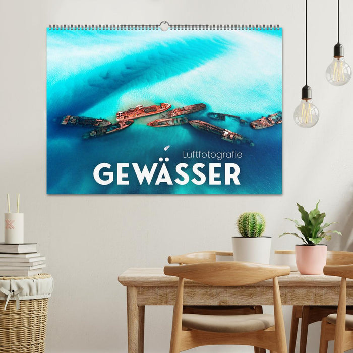 Luftfotografie - Gewässer (CALVENDO Wandkalender 2025)