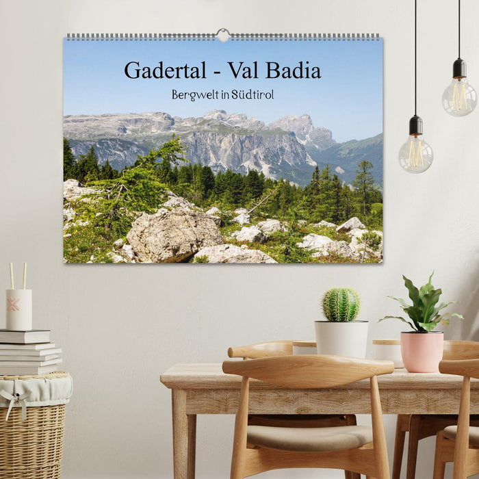 Gadertal - Val Badia (CALVENDO Wandkalender 2025)