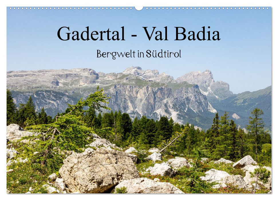 Gadertal - Val Badia (CALVENDO Wandkalender 2025)