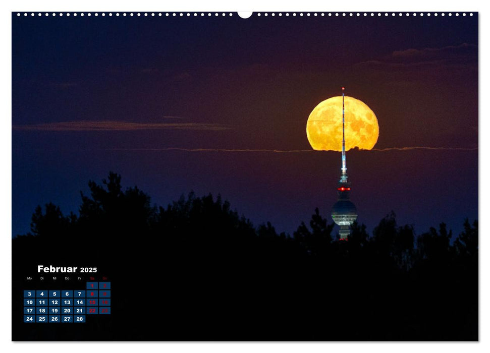 Ein Jahr Fernsehturm Berlin (CALVENDO Premium Wandkalender 2025)