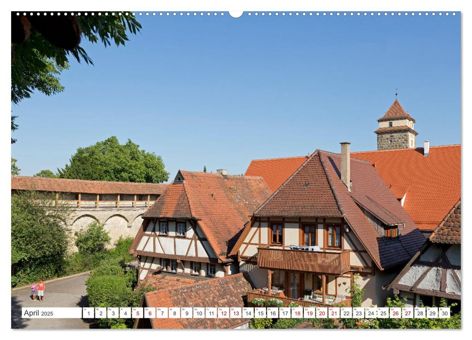 Rothenburg ob der Tauber - Mittelalter in Mittelfranken (CALVENDO Premium Wandkalender 2025)