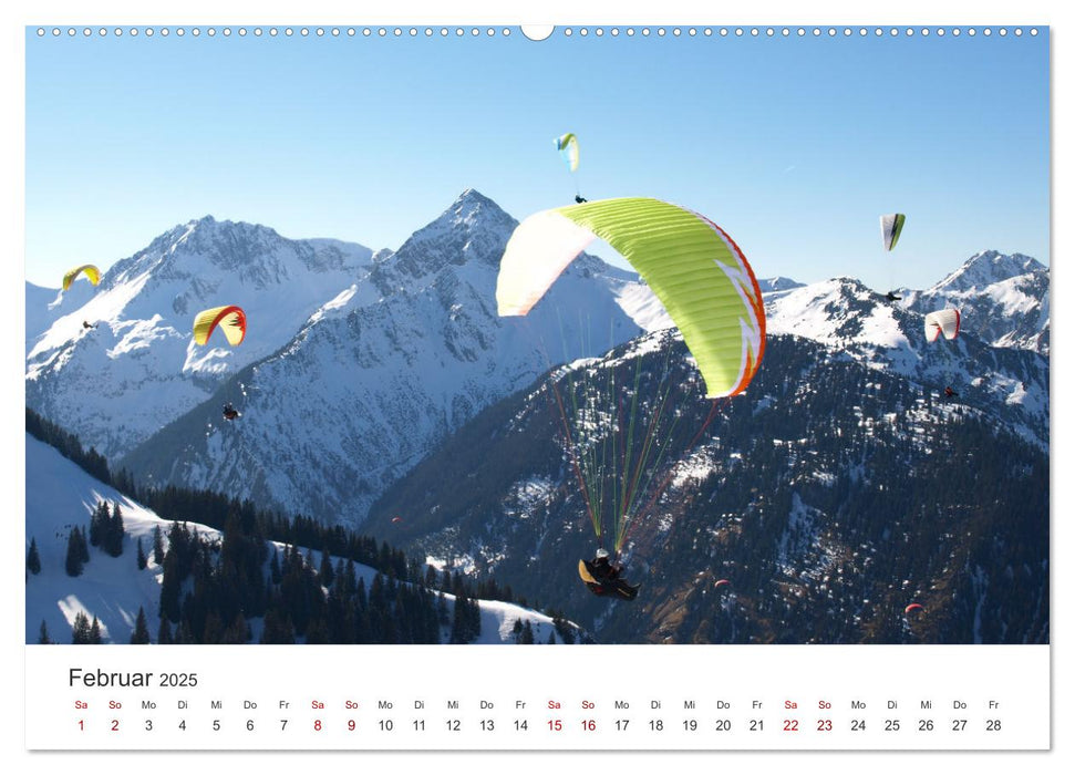 Bergerlebnisse im Tannheimer Tal (CALVENDO Premium Wandkalender 2025)