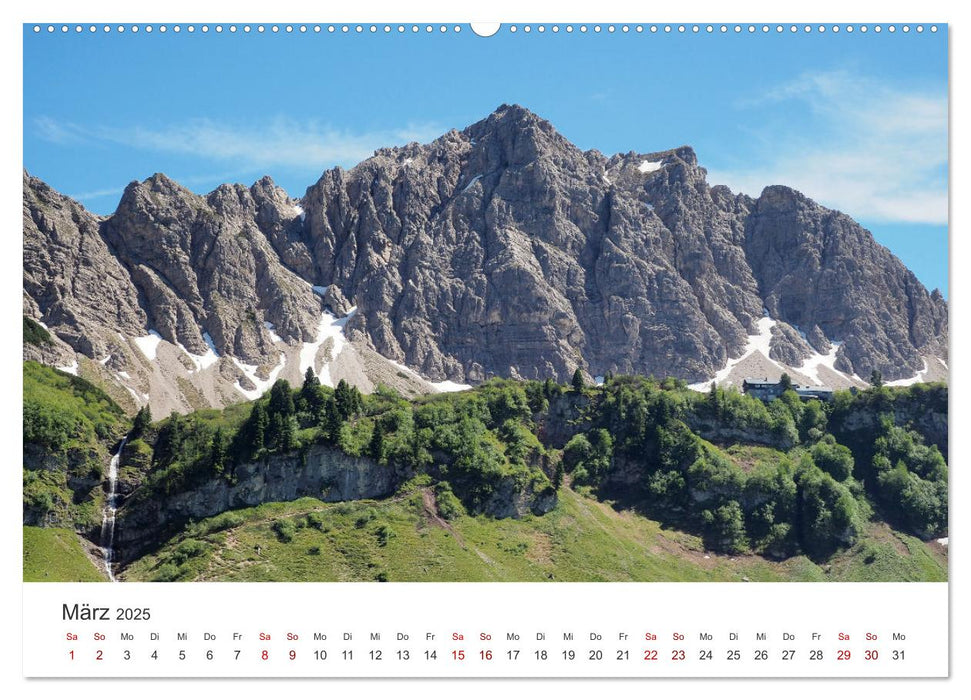 Bergerlebnisse im Tannheimer Tal (CALVENDO Premium Wandkalender 2025)