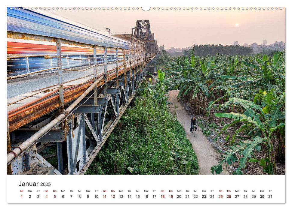 Vietnam - Einzigartige Städte und wunderschöne Natur. (CALVENDO Premium Wandkalender 2025)