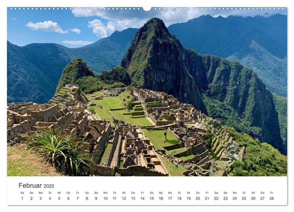 Machu Picchu - Die faszinierende Stadt der Inka. (CALVENDO Premium Wandkalender 2025)