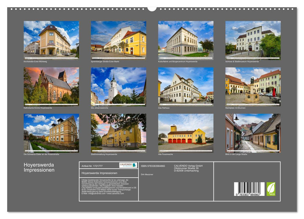 Hoyerswerda Impressionen (CALVENDO Premium Wandkalender 2025)