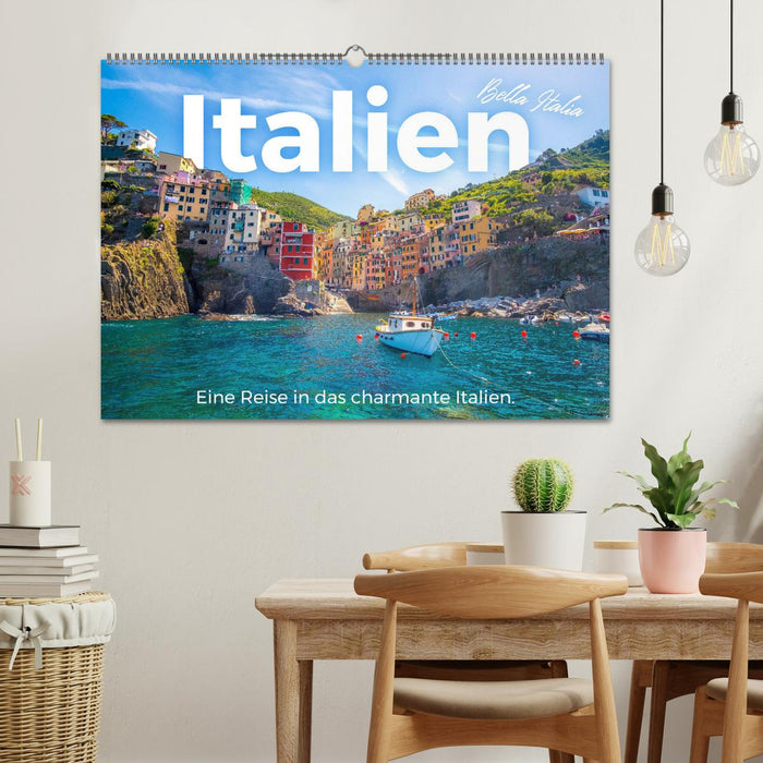 Italien - Eine Reise in das charmante Italien. (CALVENDO Wandkalender 2025)