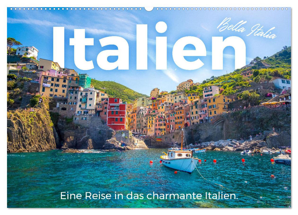 Italien - Eine Reise in das charmante Italien. (CALVENDO Wandkalender 2025)