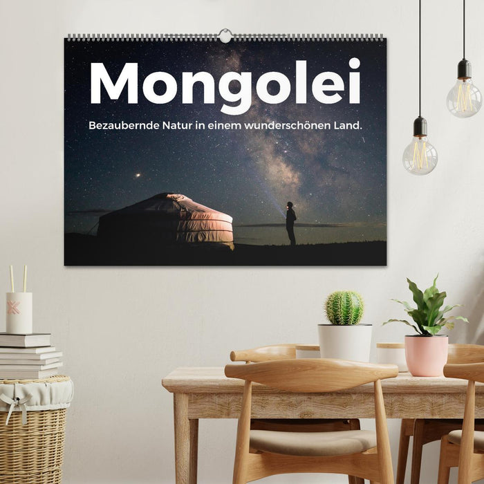 Mongolei - Bezaubernde Natur in einem wunderschönen Land. (CALVENDO Wandkalender 2025)