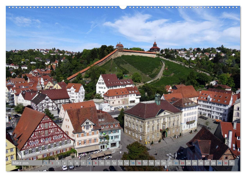 Esslingen a. N., die ehemalige Reichsstadt im Blick (CALVENDO Premium Wandkalender 2025)