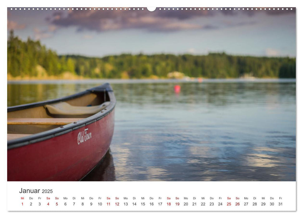 Camping - Einfach raus in die Natur! (CALVENDO Premium Wandkalender 2025)