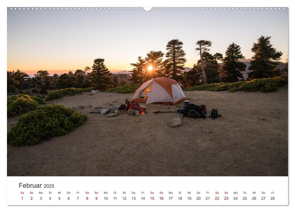 Camping - Einfach raus in die Natur! (CALVENDO Premium Wandkalender 2025)