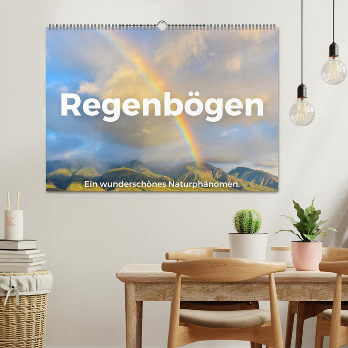 Regenbögen - Ein wunderschönes Naturphänomen. (CALVENDO Wandkalender 2025)