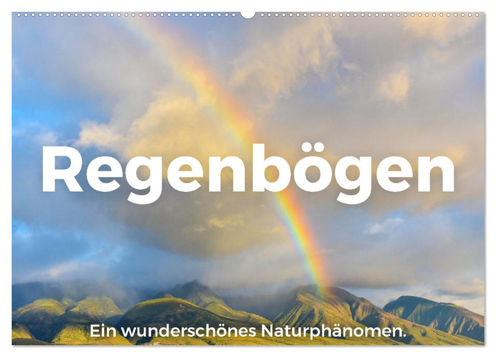 Regenbögen - Ein wunderschönes Naturphänomen. (CALVENDO Wandkalender 2025)