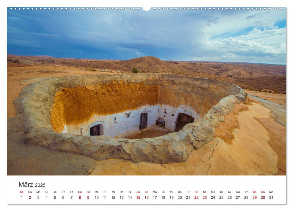 Tunesien - Das beeindruckende Land in Nordafrika. (CALVENDO Wandkalender 2025)