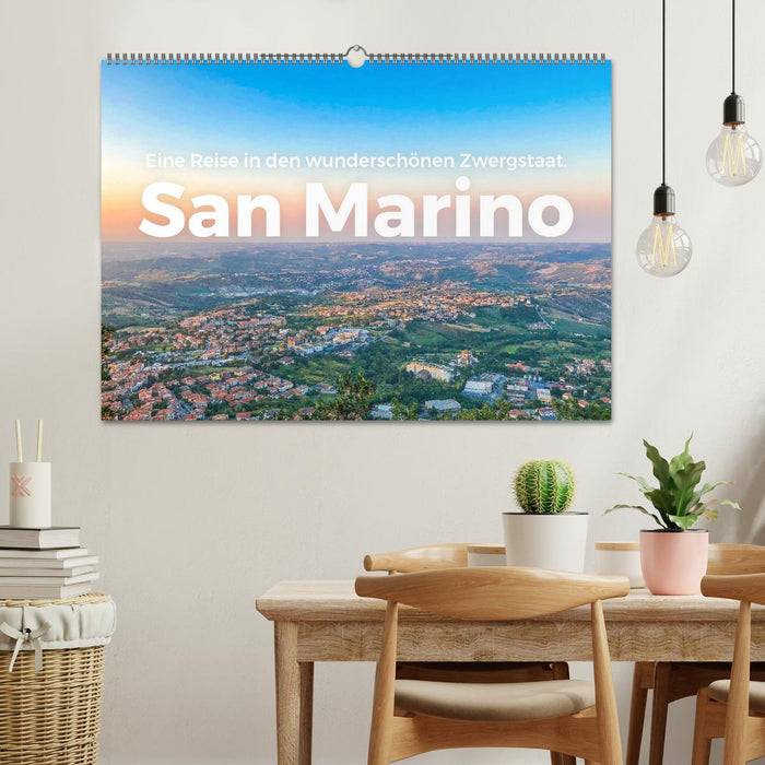 San Marino - Eine Reise in den wunderschönen Zwergstaat. (CALVENDO Wandkalender 2025)