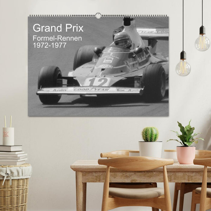 Grand Prix - Formel-Rennen 1972-1977 (CALVENDO Wandkalender 2025)