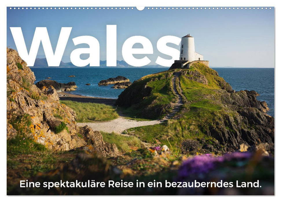 Wales - Eine spektakuläre Reise in ein bezauberndes Land. (CALVENDO Wandkalender 2025)