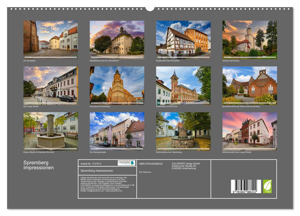 Spremberg Impressionen (CALVENDO Premium Wandkalender 2025)