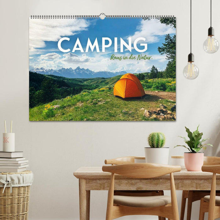 Camping - Raus in die Natur. (CALVENDO Wandkalender 2025)