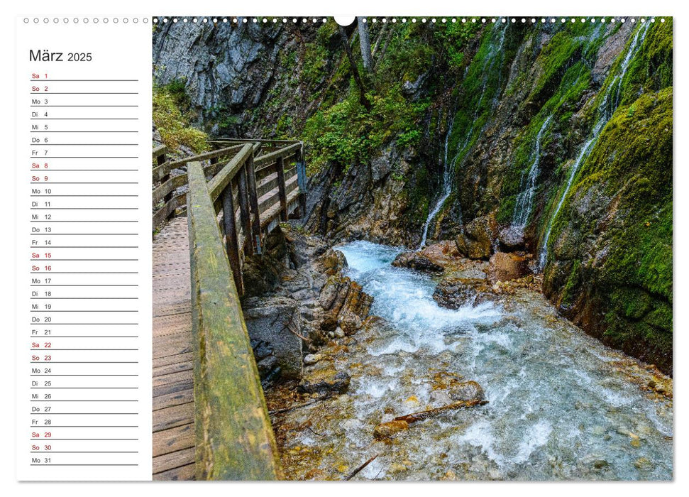 Berchtesgadener Land im Wechsel der Jahreszeiten (CALVENDO Wandkalender 2025)