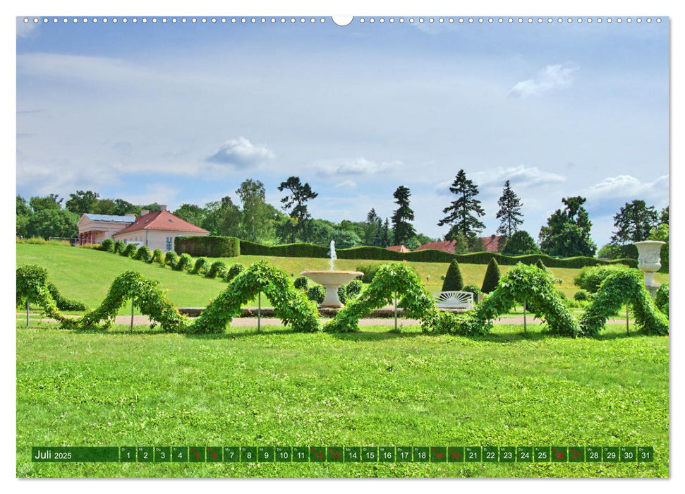 Schlossgarten Neustrelitz (CALVENDO Premium Wandkalender 2025)