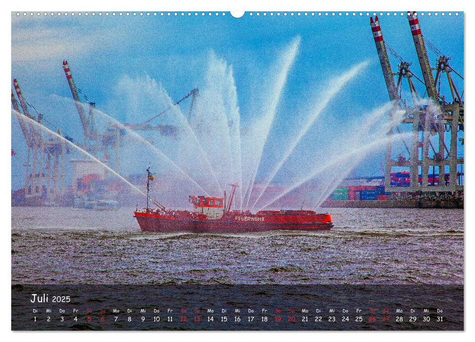 Der Rettungsdienst (CALVENDO Premium Wandkalender 2025)