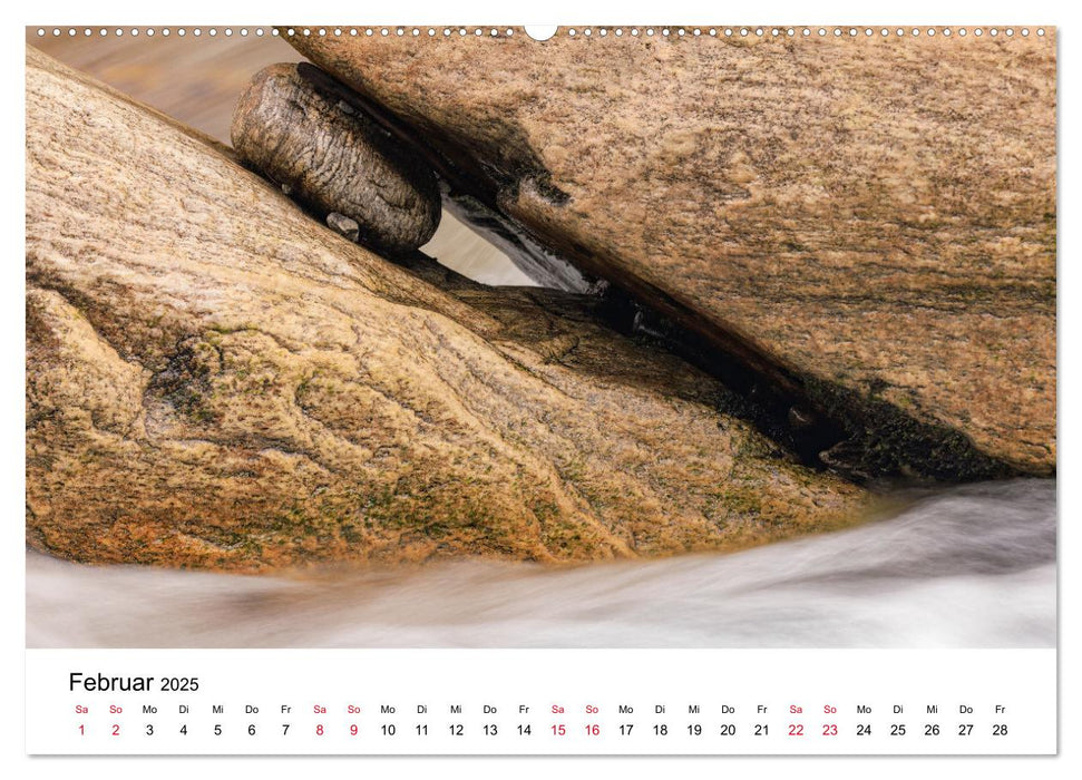 Farben und Formen der Verzasca (CALVENDO Premium Wandkalender 2025)