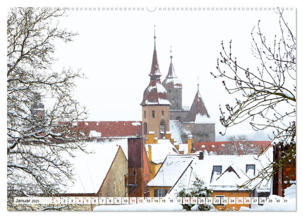 Ein Spaziergang durch Feuchtwangen (CALVENDO Premium Wandkalender 2025)