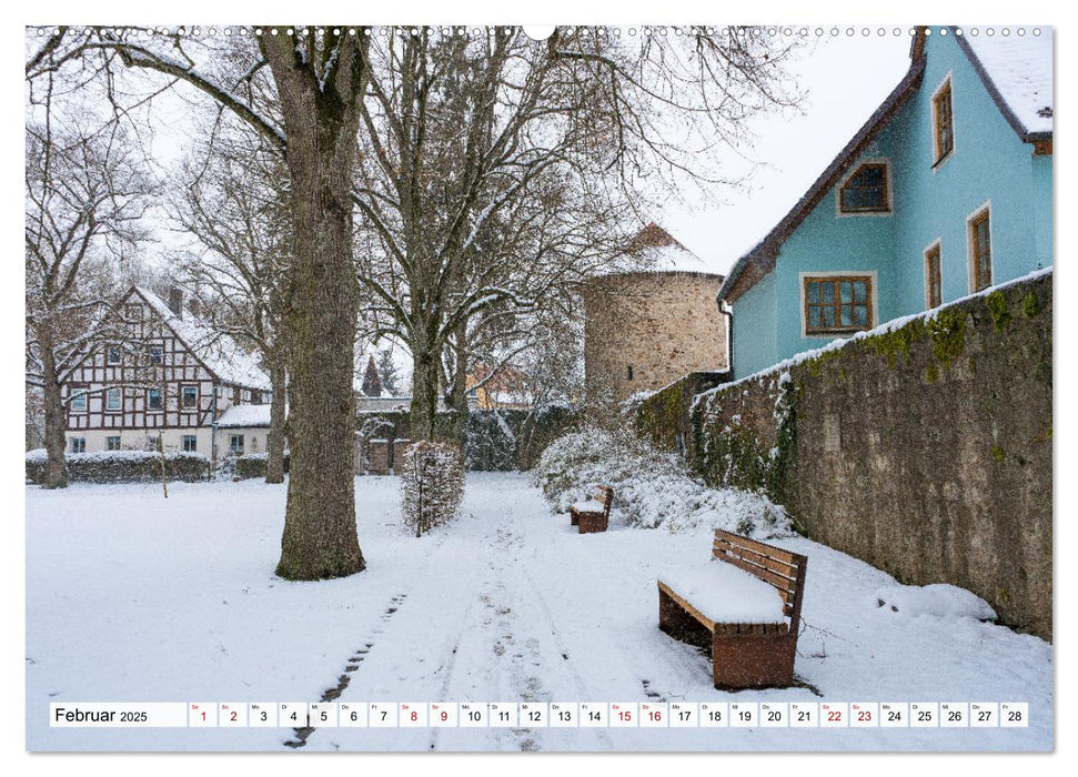 Ein Spaziergang durch Feuchtwangen (CALVENDO Premium Wandkalender 2025)