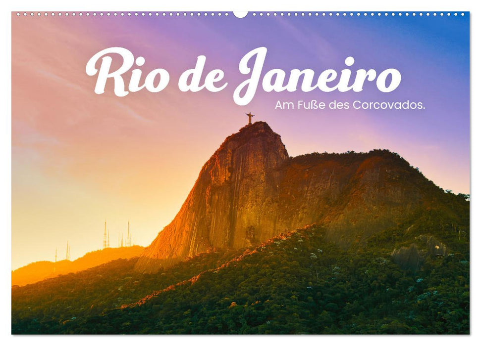 Rio de Janeiro - Am Fuße des Corcovados. (CALVENDO Wandkalender 2025)