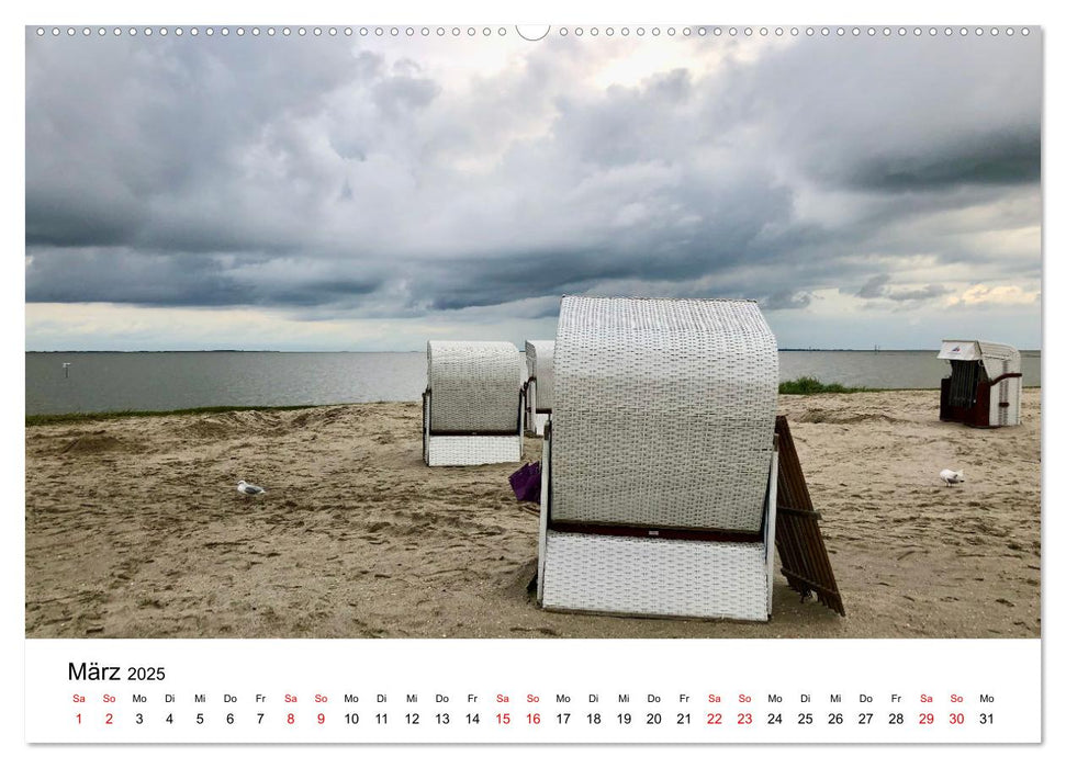 Watt'n Kalender: Nordseeküste (CALVENDO Wandkalender 2025)