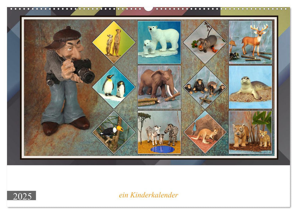 Fotograf auf Pirsch - ein Kinderkalender (CALVENDO Wandkalender 2025)