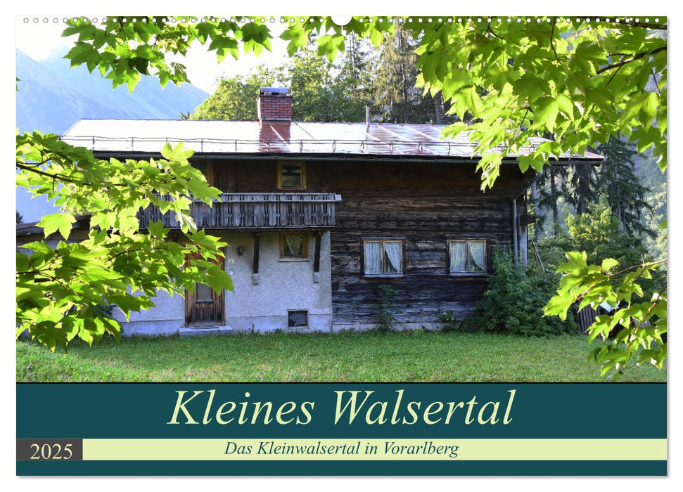 Kleines Walsertal - Das Kleinwalsertal in Vorarlberg (CALVENDO Wandkalender 2025)