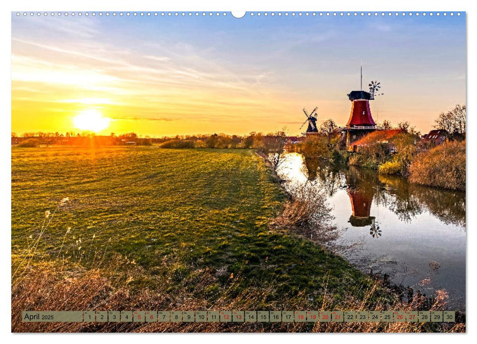 Nordsee - Sehnsuchtskalender zu Strand und Meer (CALVENDO Premium Wandkalender 2025)