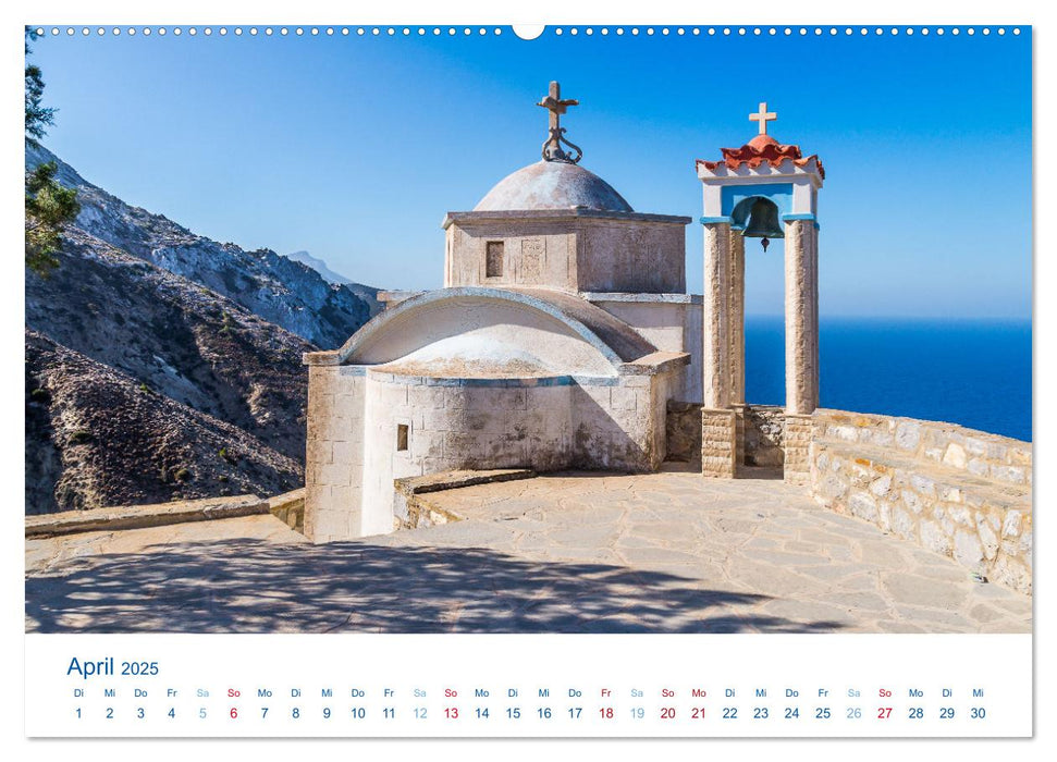 Karpathos - Malerische Insel in der Ägäis (CALVENDO Premium Wandkalender 2025)