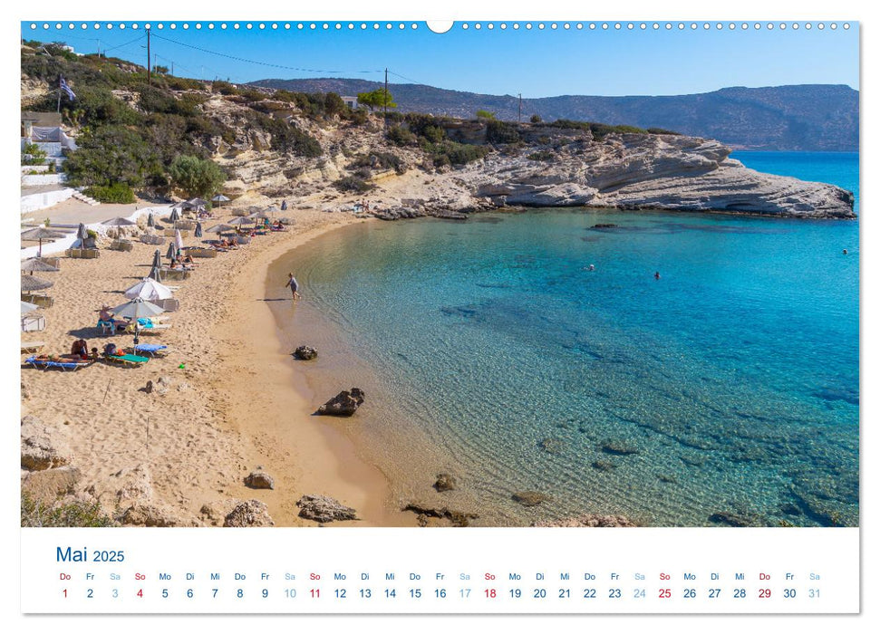 Karpathos - Malerische Insel in der Ägäis (CALVENDO Premium Wandkalender 2025)