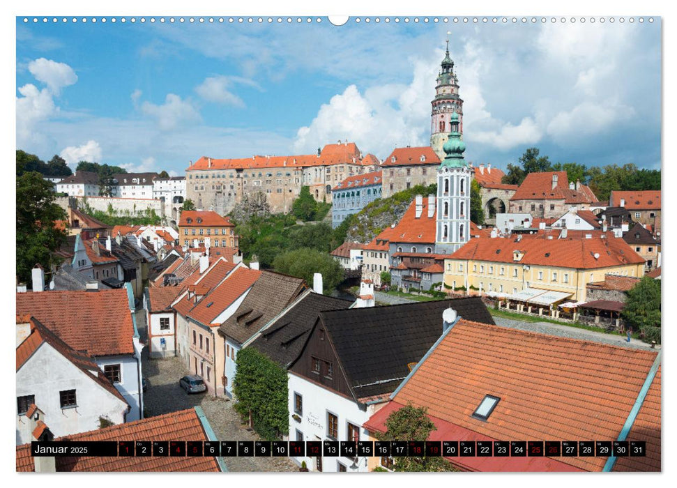 Ceský Krumlov - Böhmisch Krumau (CALVENDO Premium Wandkalender 2025)