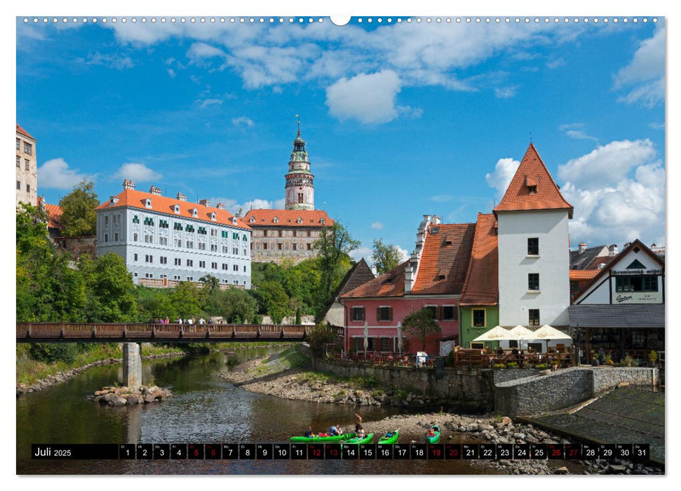 Ceský Krumlov - Böhmisch Krumau (CALVENDO Premium Wandkalender 2025)